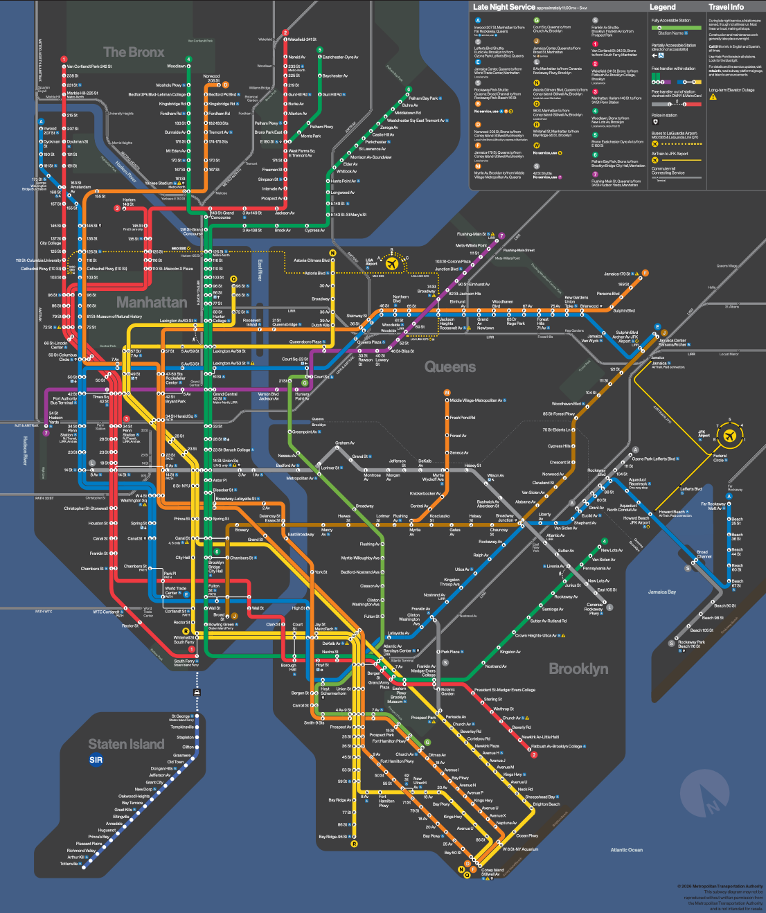 2026年】ニューヨーク地下鉄ガイド！乗り方・料金・路線図と治安の注意