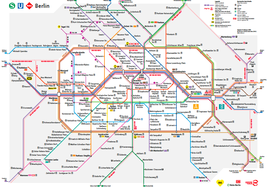 ベルリンの地下鉄乗り方ガイド 路線図 料金 切符の買い方 乗り換え ロコタビ