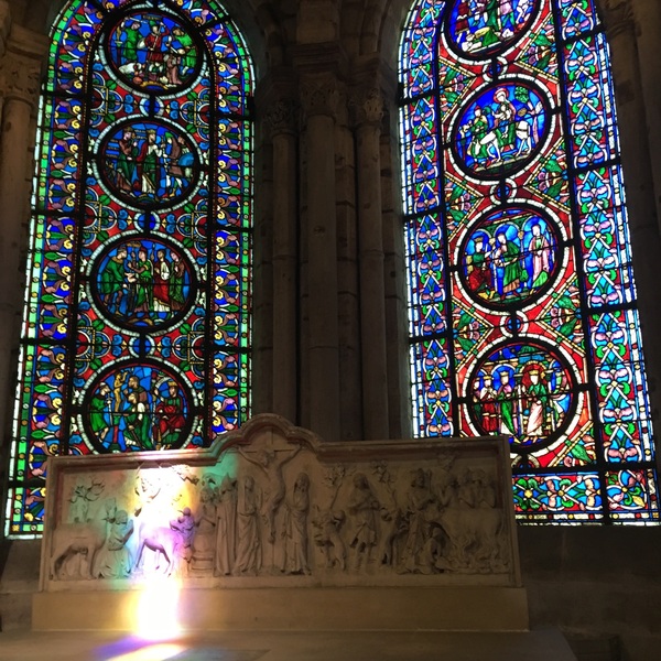 4007 外国切手コンゴ 1970年 ブラザヴィル大聖堂のステンドグラス 3種完