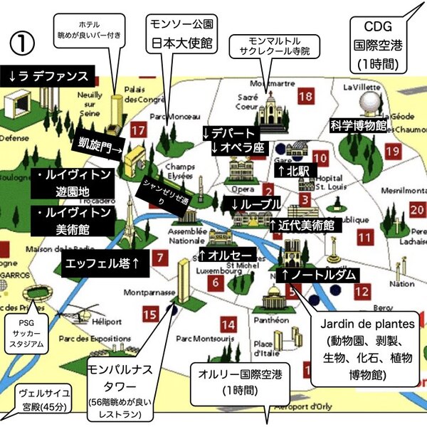 【レア】モンブラン　オリンピック　パリのマップ＆旅行ガイド地図 発見！知りたい世界の街散歩＜第1回＞『ショッピングも美術館巡りも