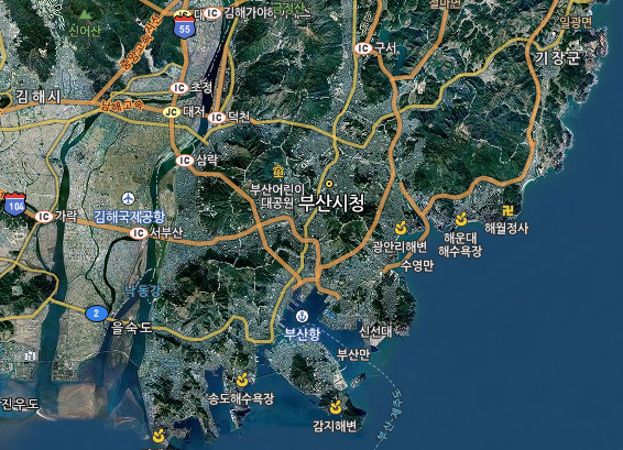 釜山市内　全域　及び近隣観光地