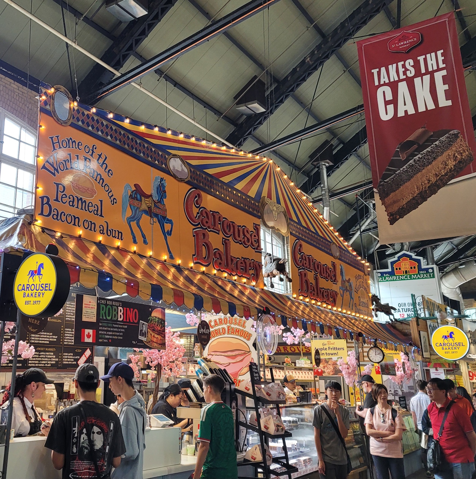 Carousel Bakeryのピーミールベーコンサンドイッチ