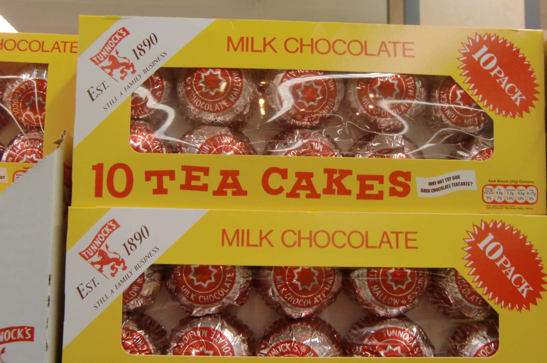 Tunnockのミルクチョコレートケーキ