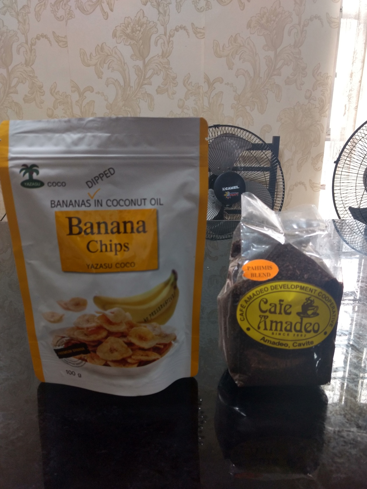 バナナチップス　コーヒー