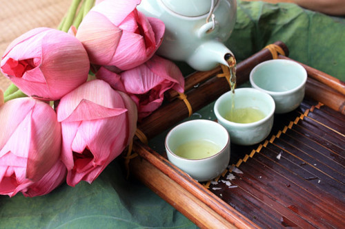 ベトナムの蓮茶（ハス茶）