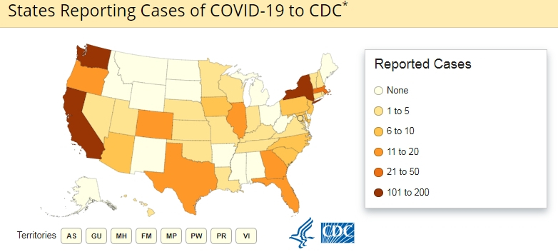 緊急情報// 現地と米国における コロナウイルス情報