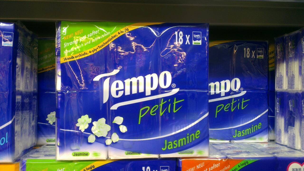 TEMPO（テンポ）の携帯用ティッシュペーパー