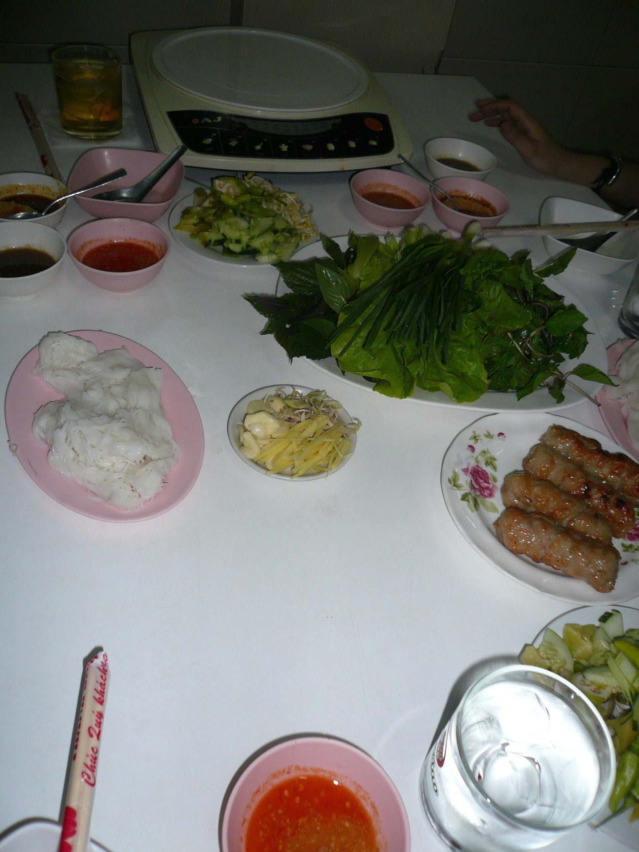 ビエンチャン市内のベトナム料理