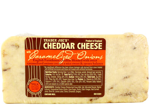 トレーダージョーズの炒め玉ねぎ入りチェダーチーズ